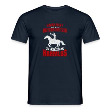 Bogenschütze Bogen Pfeile Reiten Bogenschießen - Männer T-Shirt - Navy - Vorne - AI Model Male 178 light (178cm)