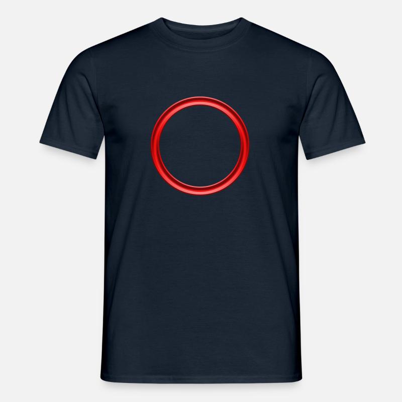 Ring rot - Männer T-Shirt - Navy