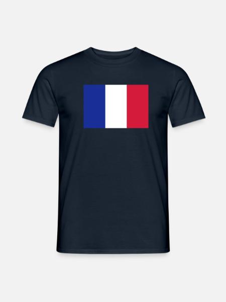 Frankreich - Männer T-Shirt - Navy