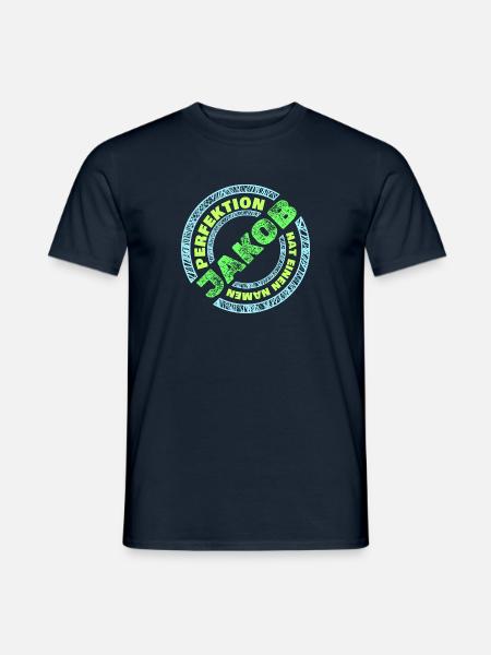 Jakob - Männer T-Shirt - Navy