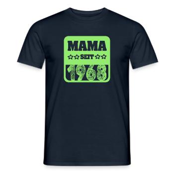 Muttertag 1968 - Männer T-Shirt - Navy - Vorne - AI Model Male 178 light (178cm)