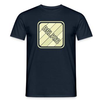 Belkis comme prénom de fille - T-shirt homme - marine - Devant - AI Model Male 178 light (178cm)