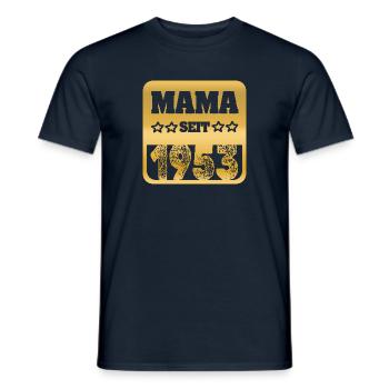 Mama 1953 - Männer T-Shirt - Navy - Vorne - AI Model Male 178 light (178cm)