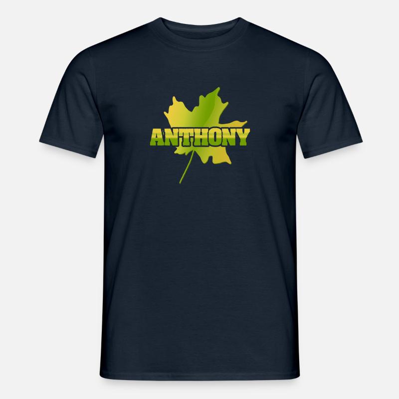 Herbst Anthony - Männer T-Shirt - Navy