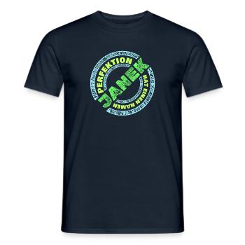 Geschenk für Janek - Männer T-Shirt - Navy - Vorne - AI Model Male 178 light (178cm)