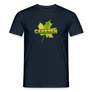 Geschenk für Carsten - Männer T-Shirt - Navy - Vorne - AI Model Male 178 light (178cm)