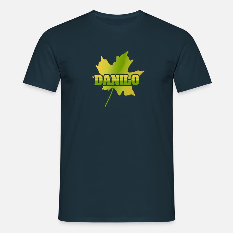 Maple leaf Danilo - Men's T-Shirt - navy