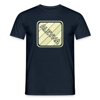 Maiden name Aleyna - Men's T-Shirt - navy - Front - AI Model Male 178 light (178cm)