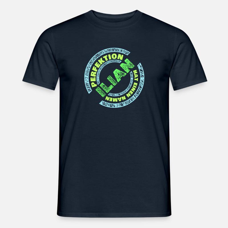 Perfektion Ilian - Männer T-Shirt - Navy