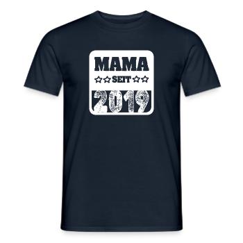 seit 2019 - Männer T-Shirt - Navy - Vorne - AI Model Male 178 light (178cm)