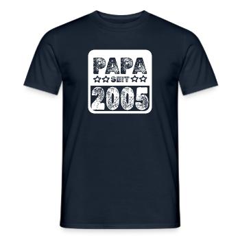 2005 - Männer T-Shirt - Navy - Vorne - AI Model Male 178 light (178cm)