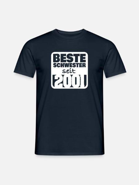 Geschwister 2001 - Männer T-Shirt - Navy