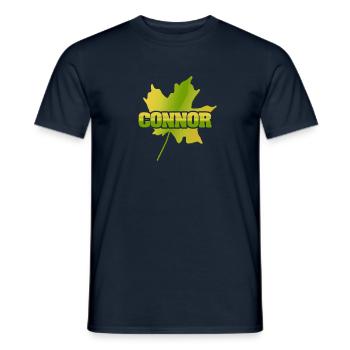 Ahornblatt Connor - Männer T-Shirt - Navy - Vorne - AI Model Male 178 light (178cm)