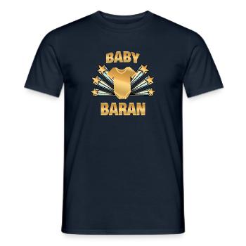 Pregnant for Baran Birth Born - Men's T-Shirt - navy - Front - AI Model Male 178 light (178cm)