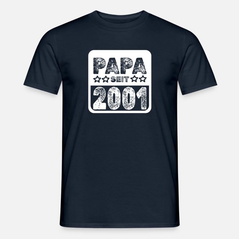 seit 2001 - Männer T-Shirt - Navy