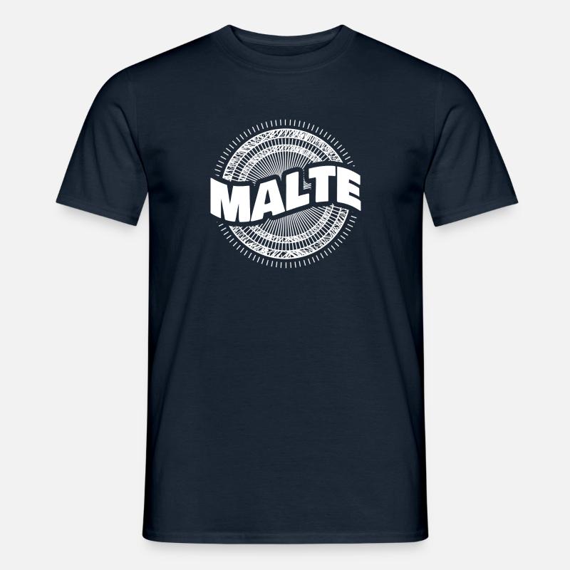 Name Malte - Männer T-Shirt - Navy