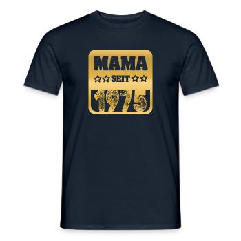 1975 - Männer T-Shirt - Navy - Vorne - AI Model Male 178 light (178cm)