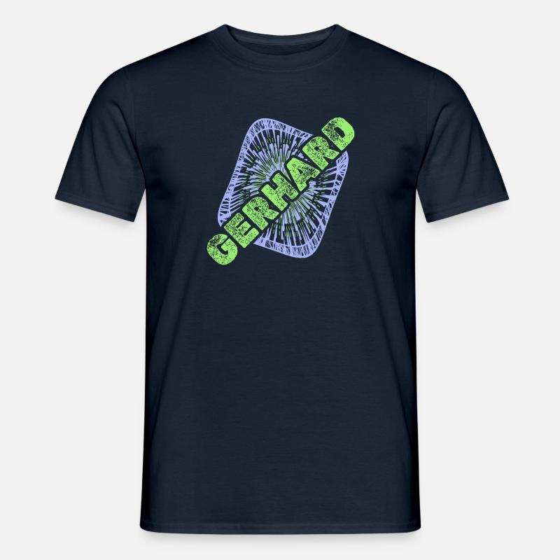 Gerhard als Gerhard - Männer T-Shirt - Navy