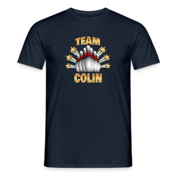Geschenk für Colin - Männer T-Shirt - Navy - Vorne - AI Model Male 178 light (178cm)