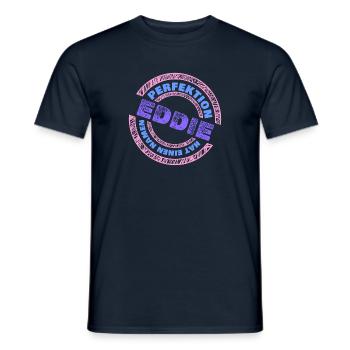 Eddie Eddie - Männer T-Shirt - Navy - Vorne - AI Model Male 178 light (178cm)