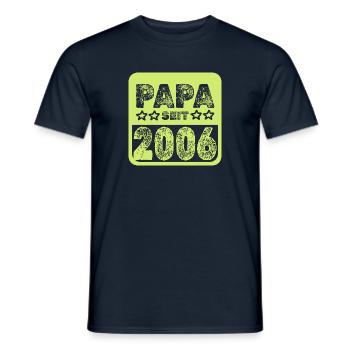 2006 2006 - Männer T-Shirt - Navy - Vorne - AI Model Male 178 light (178cm)