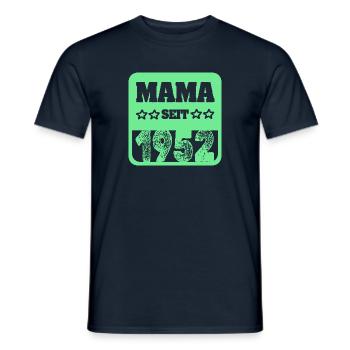 Mutti 1952 - Männer T-Shirt - Navy - Vorne - AI Model Male 178 light (178cm)