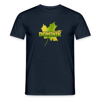 Cadeau pour Dominik - T-shirt homme - marine - Devant - AI Model Male 178 light (178cm)