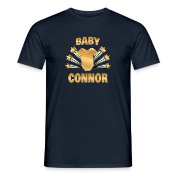 Geburt Connor - Männer T-Shirt - Navy - Vorne - AI Model Male 178 light (178cm)