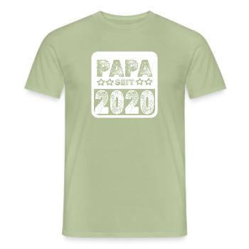 2020 - Men's T-Shirt - sage - Front - AI Model Male 178 light (178cm)