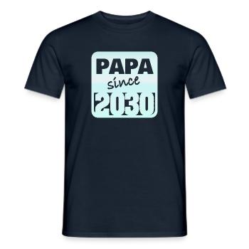 2030 - Men's T-Shirt - navy - Front - AI Model Male 178 light (178cm)