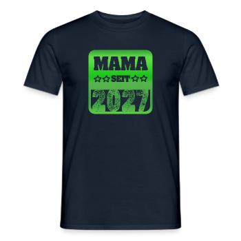 Mutter 2027 - Männer T-Shirt - Navy - Vorne - AI Model Male 178 light (178cm)