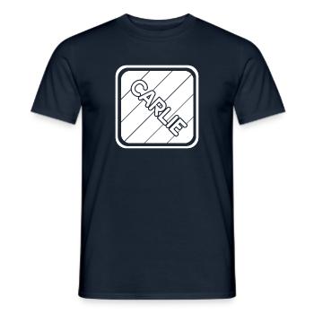 Maiden name Carlie - Men's T-Shirt - navy - Front - AI Model Male 178 light (178cm)