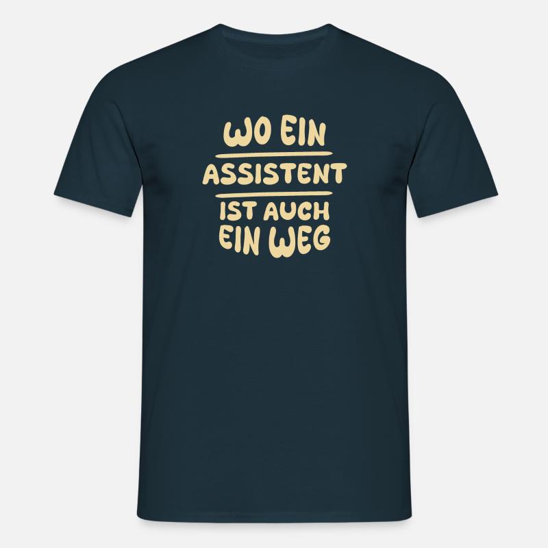 Assistent Assistent - Männer T-Shirt - Navy