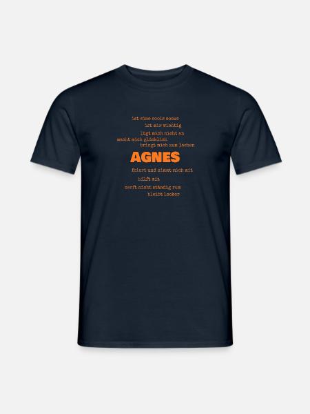 Proverbs Agnes - Men's T-Shirt - navy