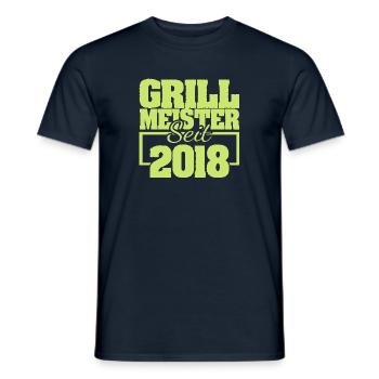 2018 - T-shirt homme - marine - Devant - AI Model Male 178 light (178cm)