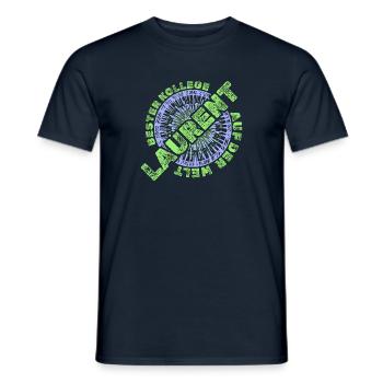 Job Laurent - Männer T-Shirt - Navy - Vorne - AI Model Male 178 light (178cm)