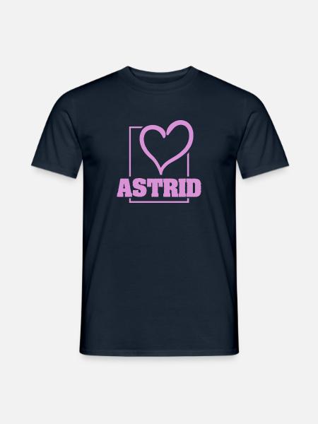 Astrid : Bachelorette - T-shirt homme - marine