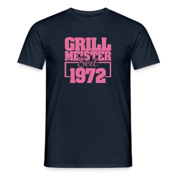 1972 - T-shirt homme - marine - Devant - AI Model Male 178 light (178cm)