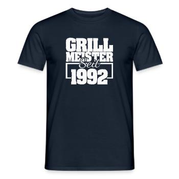 1992 - T-shirt homme - marine - Devant - AI Model Male 178 light (178cm)