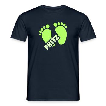Cadeau pour Fritz - T-shirt homme - marine - Devant - AI Model Male 178 light (178cm)