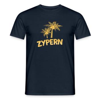 Zypern Zypern - Männer T-Shirt - Navy - Vorne - AI Model Male 178 light (178cm)