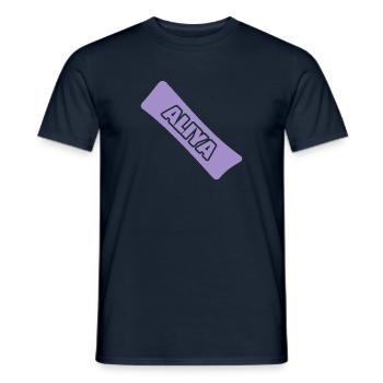 Birth Aliya - Men's T-Shirt - navy - Front - AI Model Male 178 light (178cm)