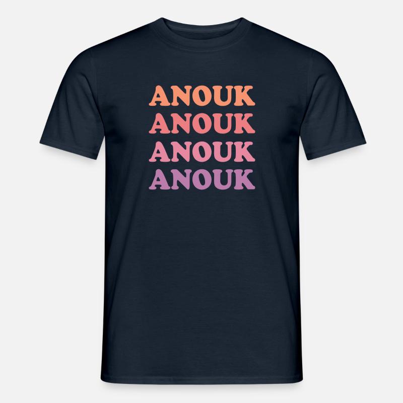 Anouk als Name - Männer T-Shirt - Navy