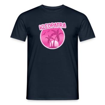 Kleopatra als Urlaub - Männer T-Shirt - Navy - Vorne - AI Model Male 178 light (178cm)