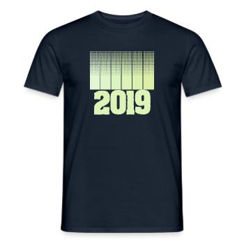 Spiel 2019 - Männer T-Shirt - Navy - Vorne - AI Model Male 178 light (178cm)