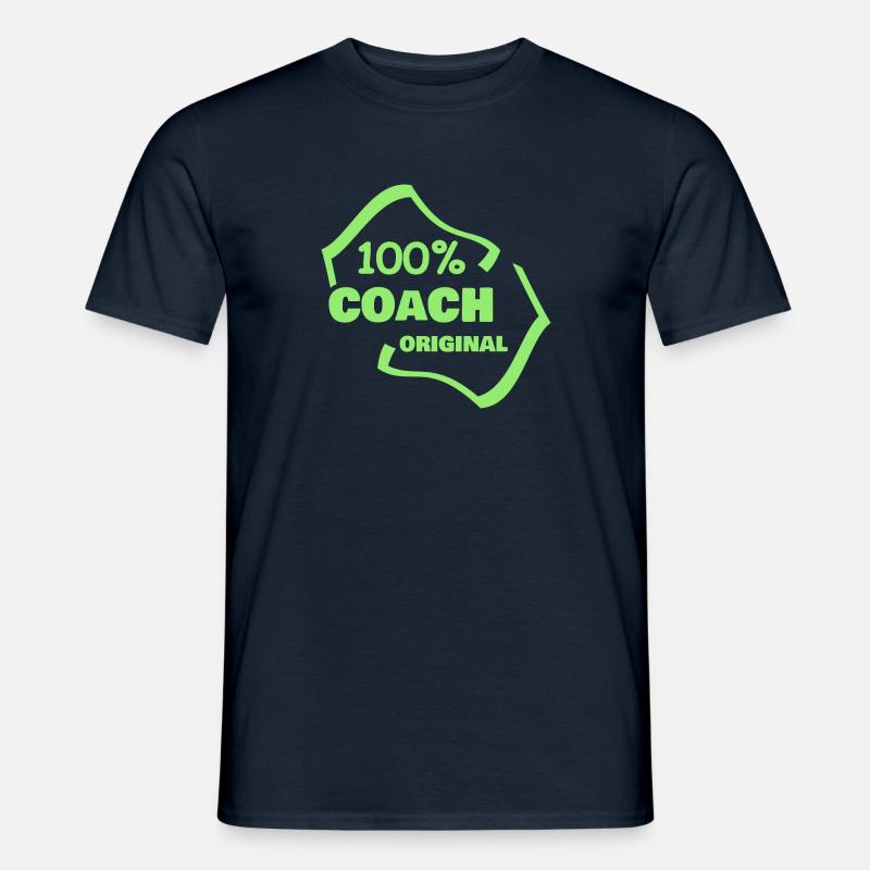 Coach als Beruf - Männer T-Shirt - Navy