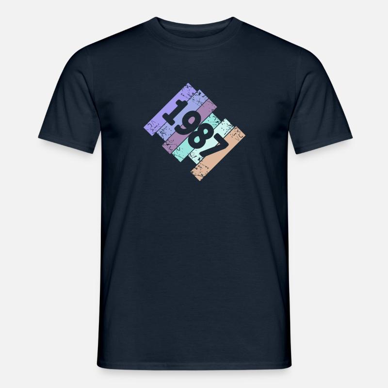 Grufti 1987 - Männer T-Shirt - Navy