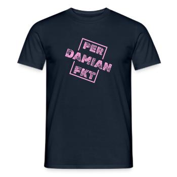Perfekt Damian - Männer T-Shirt - Navy - Vorne - AI Model Male 178 light (178cm)