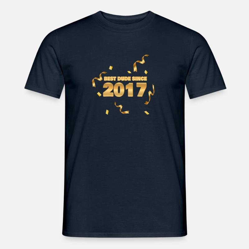 Jahr 2017 - Männer T-Shirt - Navy