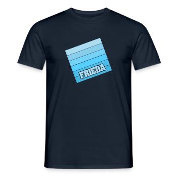 Woman's name Frieda - Men's T-Shirt - navy - Front - AI Model Male 178 light (178cm)